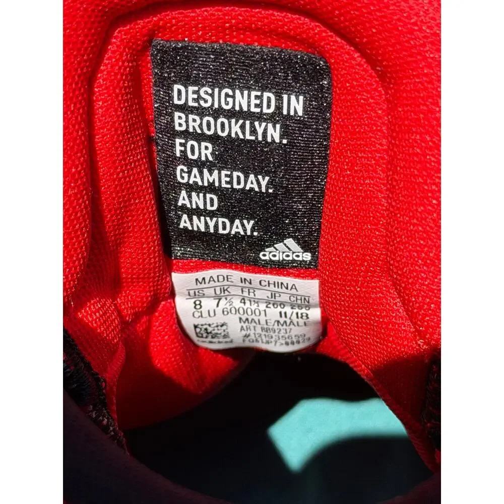 ADIDAS Basketball Pro Bounce Madness Size 8 Active Red 2019 RARE BB9237 NWT